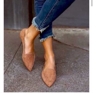 Lulus Emmy Faux Suede Flats Size 6.5